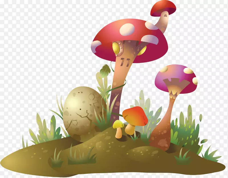 童话画-蘑菇