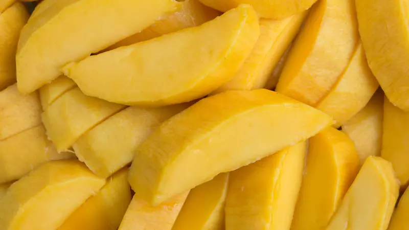 果汁芒果原料摄影食品熟化-芒果