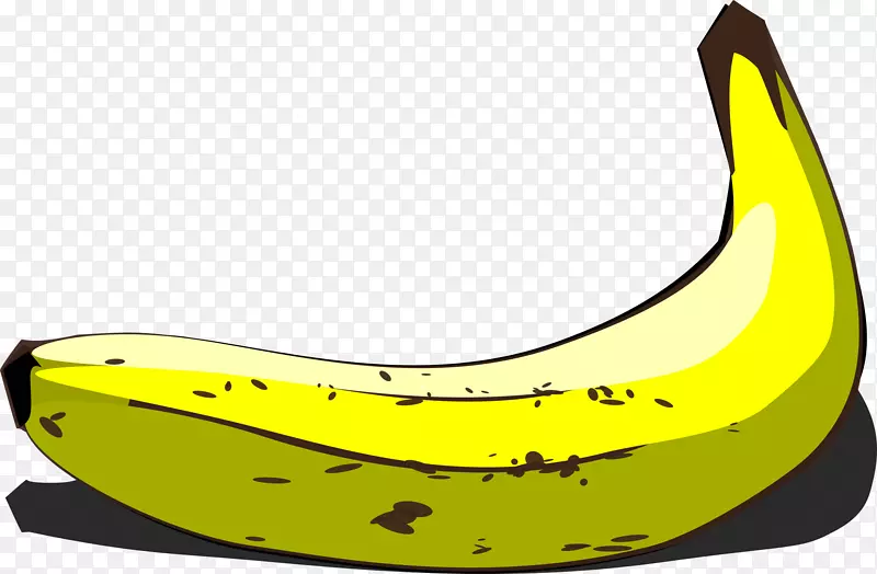 香蕉布丁香蕉皮剪贴画-香蕉