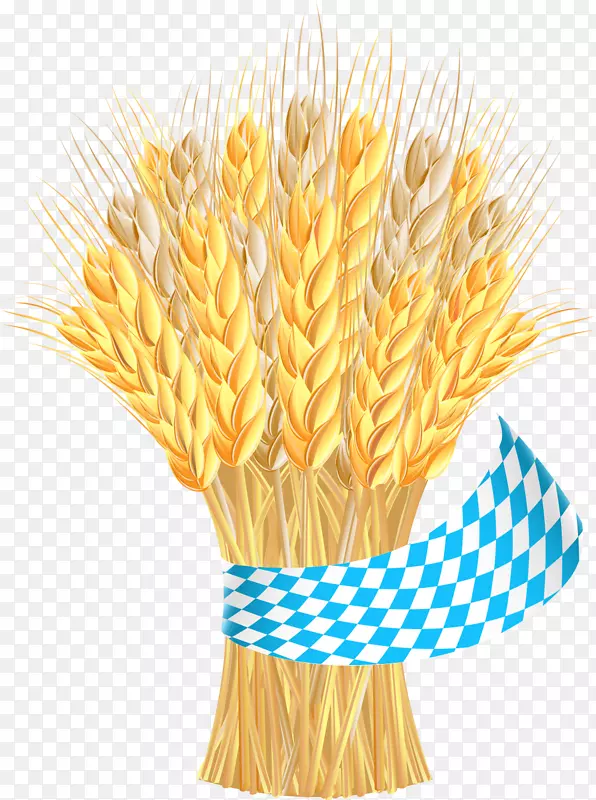 小麦穗麦捆计算机图标.小麦