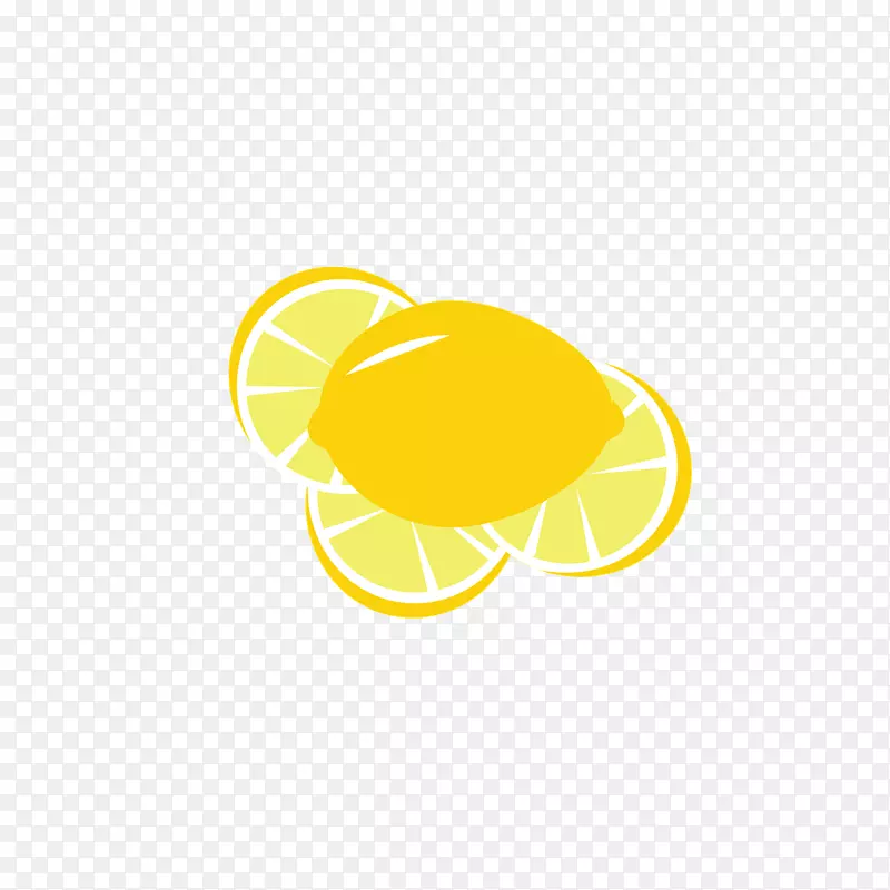 柠檬柠檬酸黄色标志-柠檬