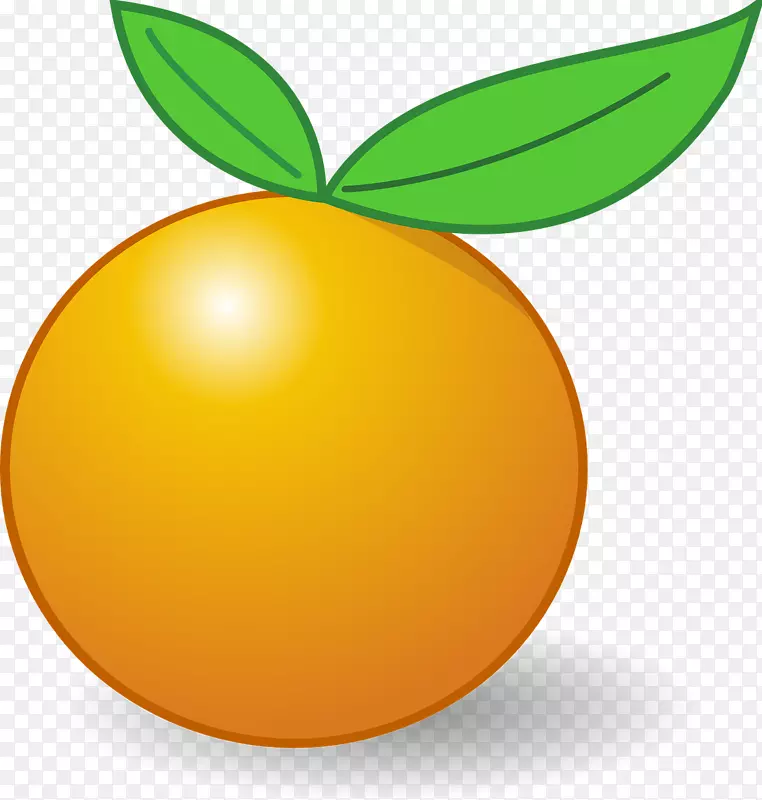 克莱门汀橘子剪贴画-杏