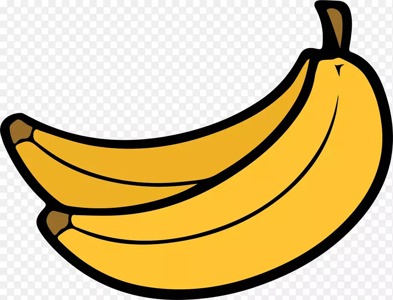 香蕉版税-免费剪贴画-香蕉