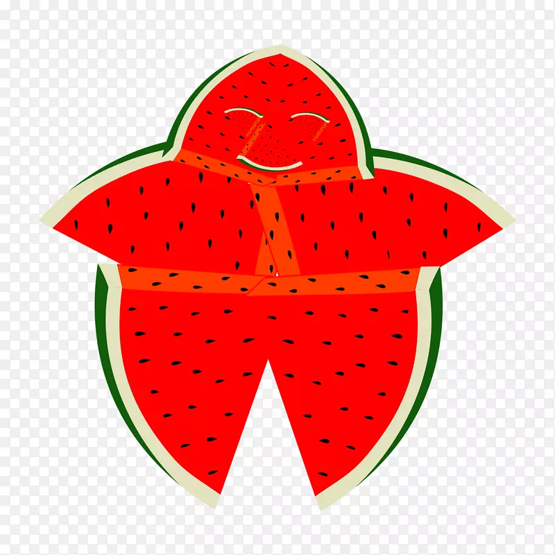 西瓜水果剪贴画-西瓜
