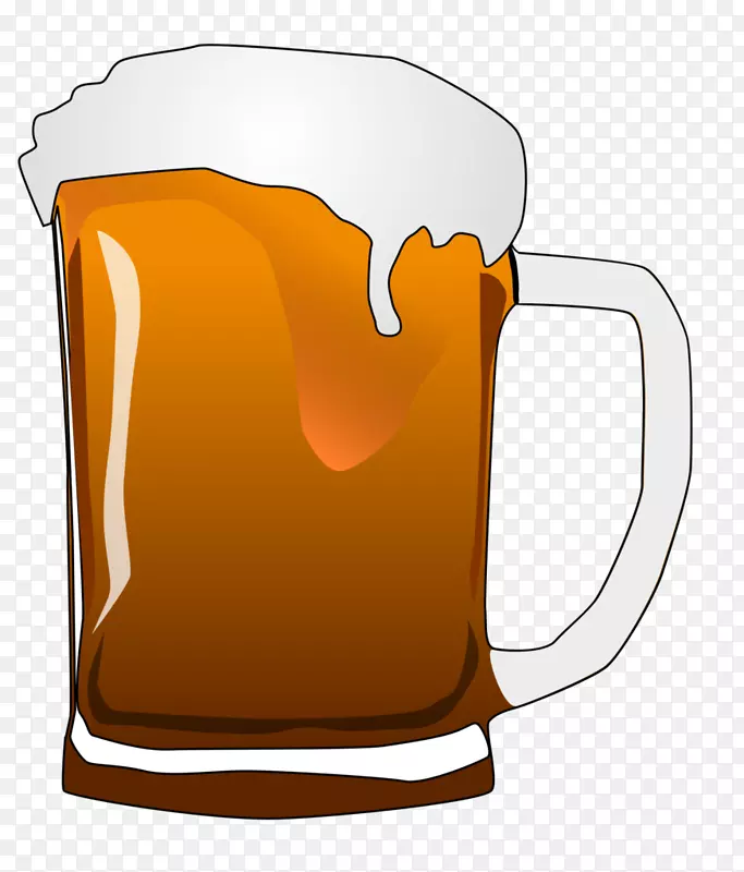 根啤酒杯啤酒瓶夹艺术-啤酒