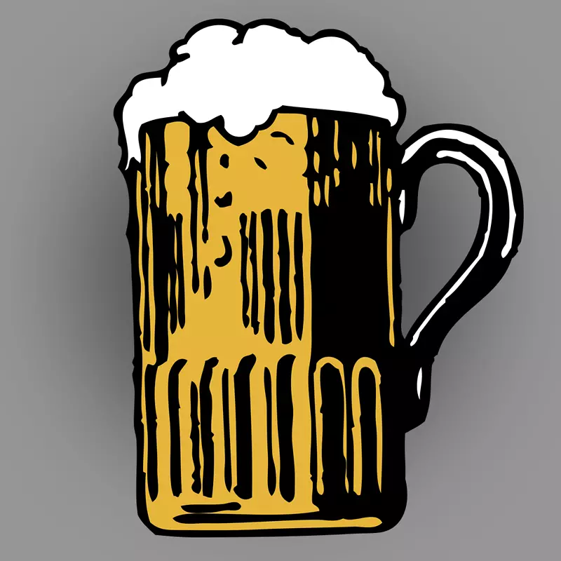 小麦啤酒鸡尾酒啤酒杯剪辑艺术啤酒