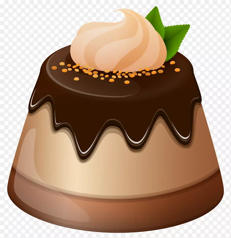 巧克力蛋糕奶油生日蛋糕巧克力布丁蛋糕