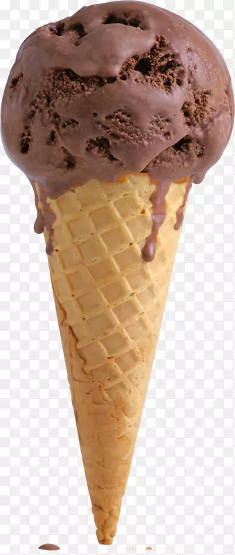 冰淇淋锥奶昔巧克力松露巧克力冰淇淋