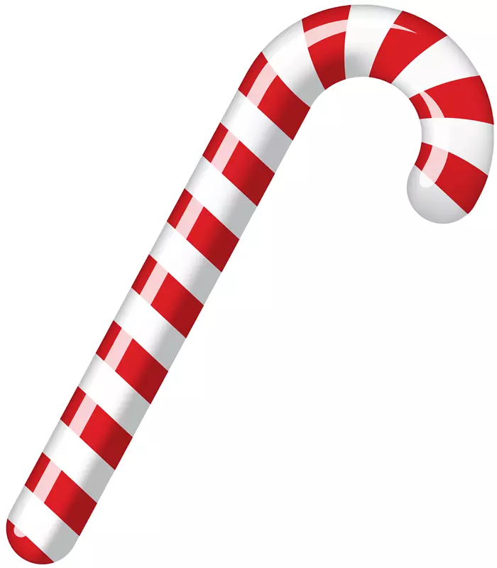 糖果手杖圣诞剪贴画-圣诞糖果