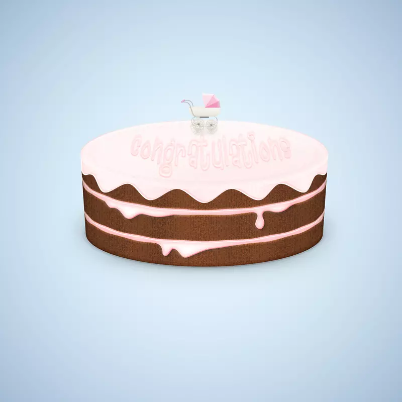 巧克力蛋糕生日蛋糕层蛋糕托-巧克力蛋糕