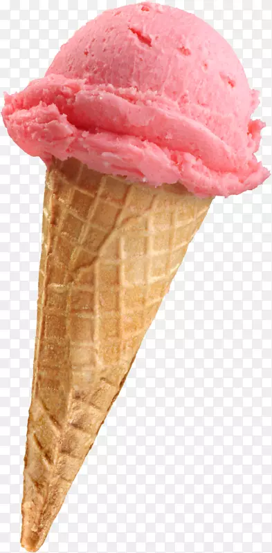冰淇淋圆锥形冰糕冰淇淋