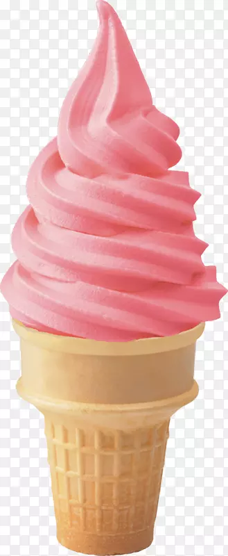 冰淇淋锥奶昔冷冻酸奶冰淇淋