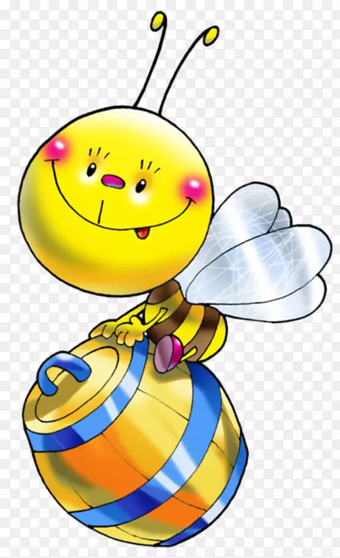 蜜蜂昆虫剪贴画-蜂蜜