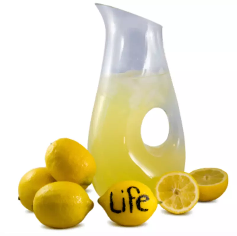 当生活给你柠檬汁时，做柠檬汁-柠檬水