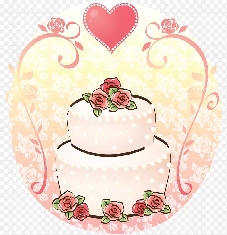 结婚蛋糕，生日蛋糕，糖霜和糖霜-婚礼蛋糕