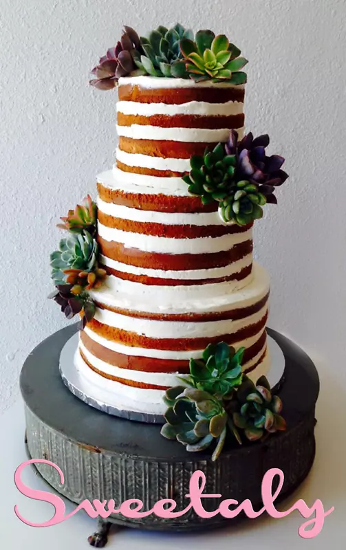 盐湖城婚礼蛋糕