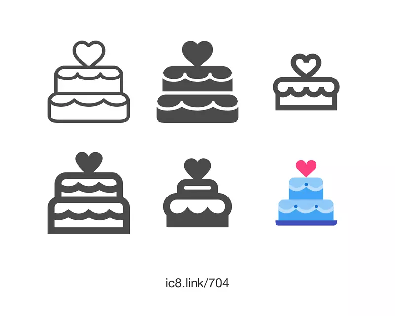 婚礼蛋糕电脑图标下载-婚礼蛋糕