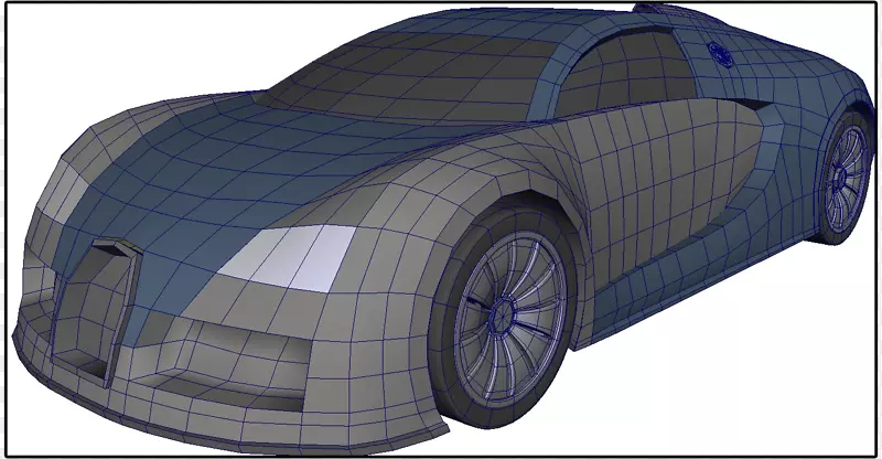 2009 Bugatti Veyron跑车SolidWorks-Bugatti