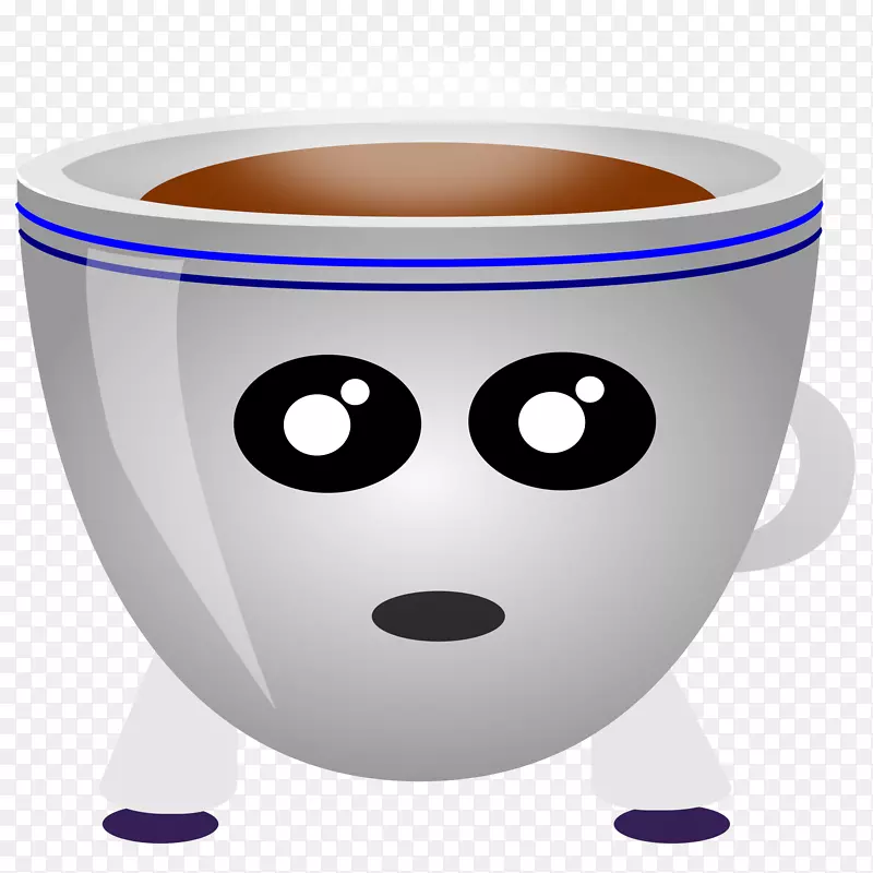 咖啡杯茶杯夹艺术豌豆