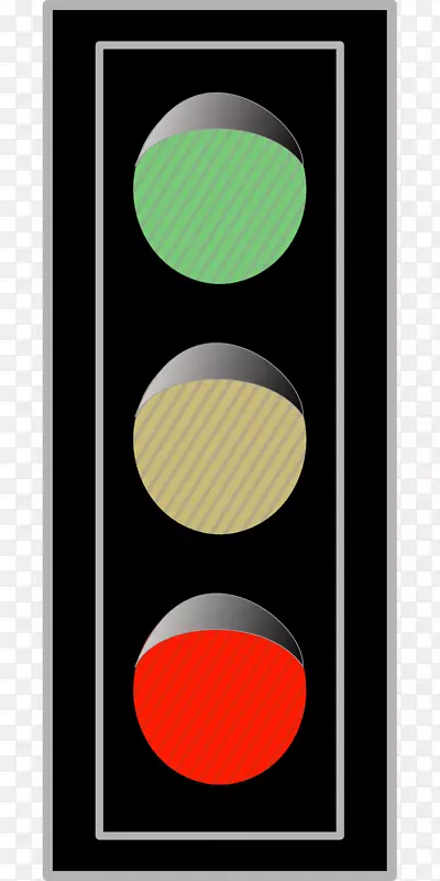 交通灯停车标志夹艺术-交通灯