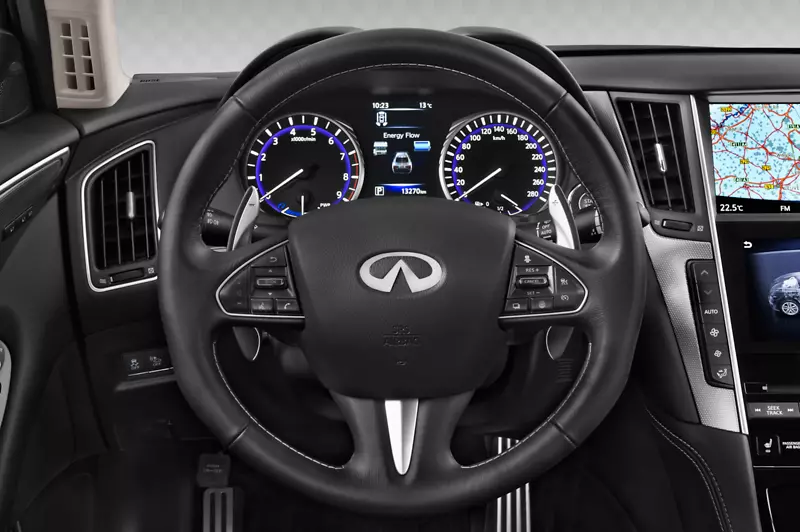 英菲尼蒂Q50混合动力2014英菲尼蒂Q50 2015英菲尼蒂Q50汽车-方向盘