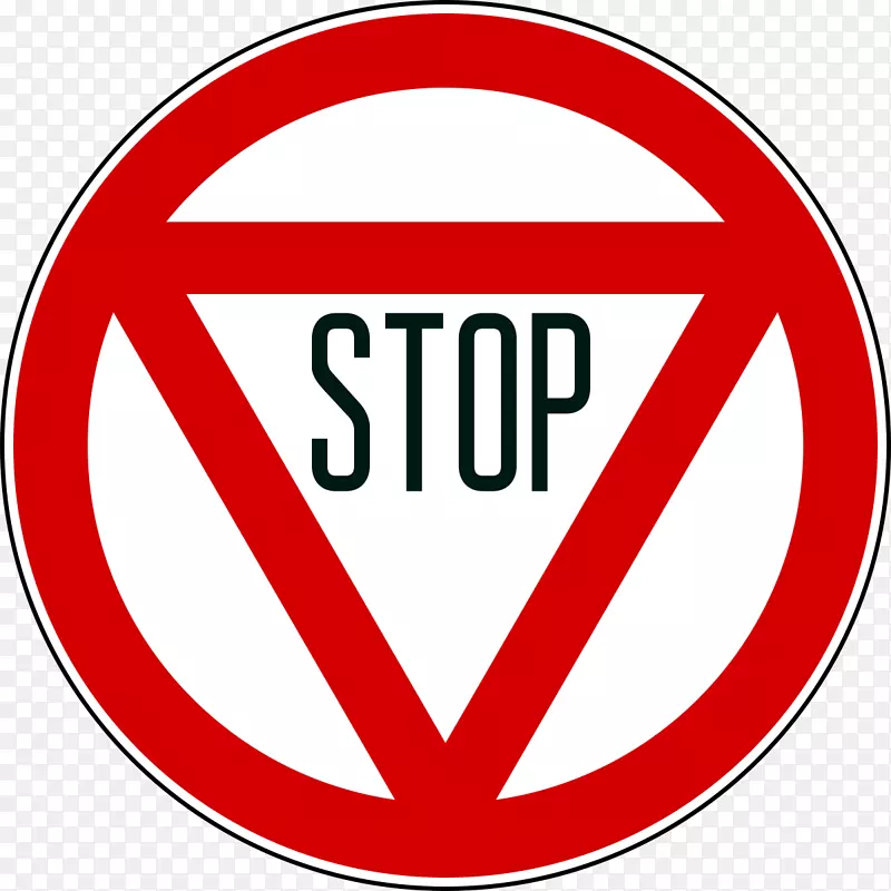 意大利停车标志交通标志剪辑艺术-停车标志