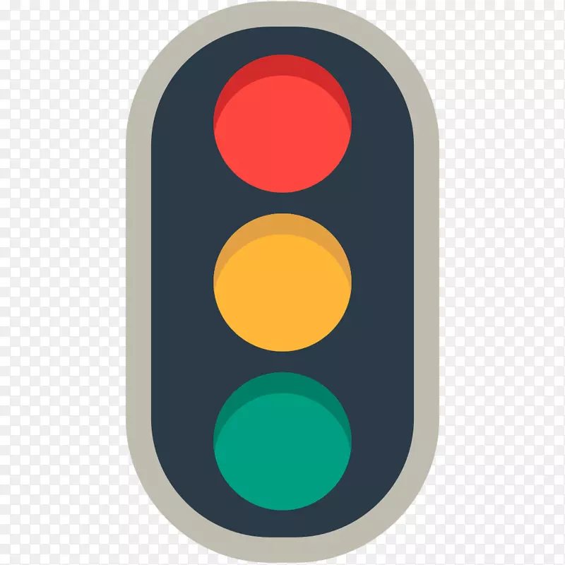 交通灯计算机图标符号-交通灯