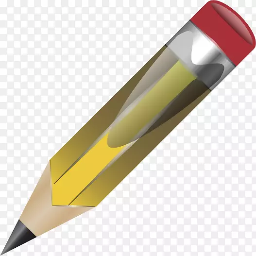 钢笔和铅笔盒绘图夹艺术.短铅笔剪贴画