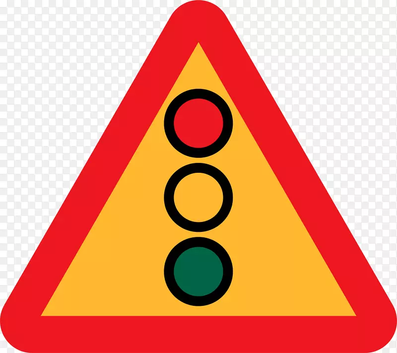 交通灯交通标志警告标志夹艺术-交通灯