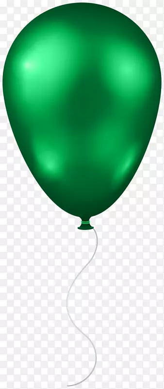绿色气球生日剪贴画-气球