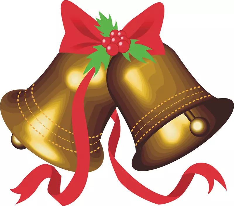 鲁道夫圣诞装饰铃铛夹艺术铃铛