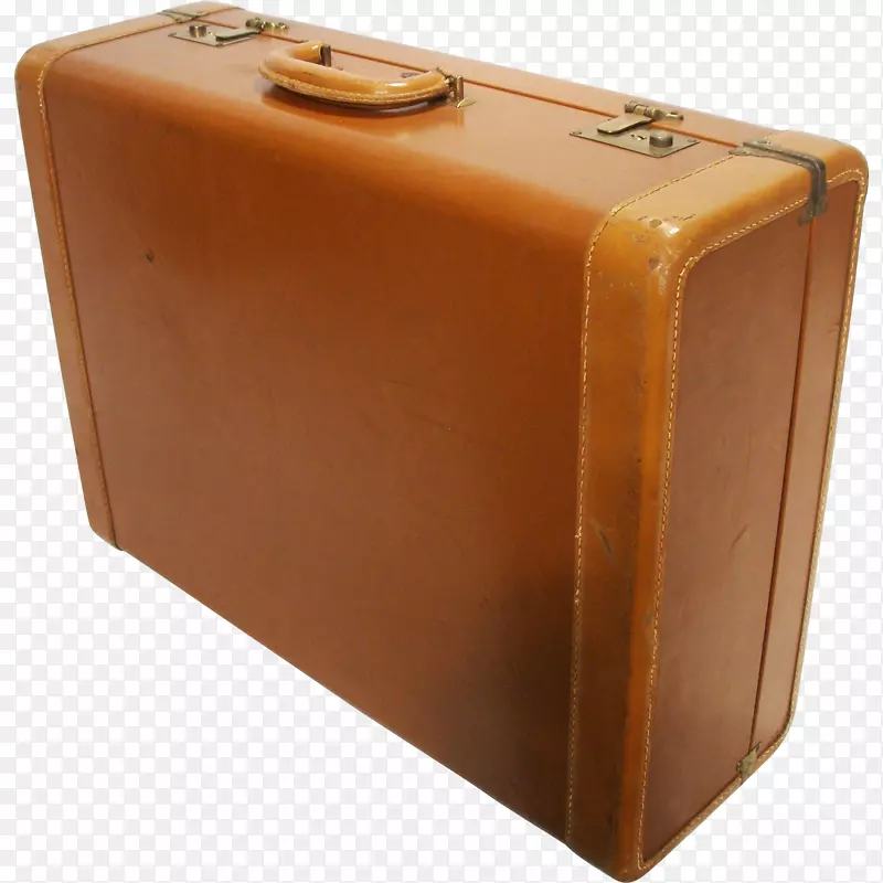手提箱皮包黄铜行李箱