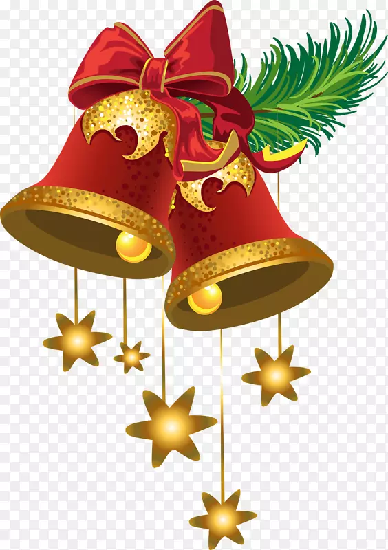 圣诞装饰铃铛圣诞装饰夹艺术铃铛
