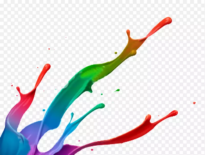 彩色桌面壁纸夹艺术画笔