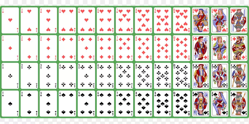 21点玩纸牌游戏符合标准的52卡牌