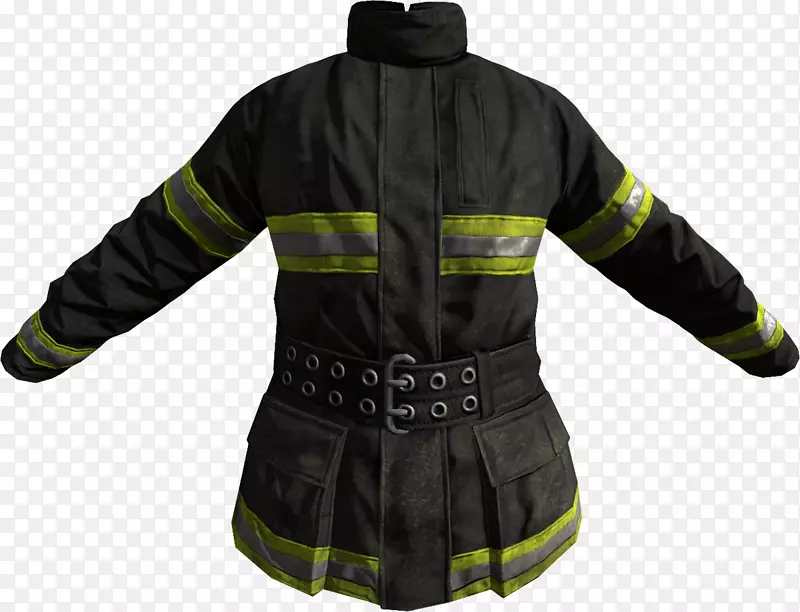 t恤夹克消防队员外套袖子-消防队员