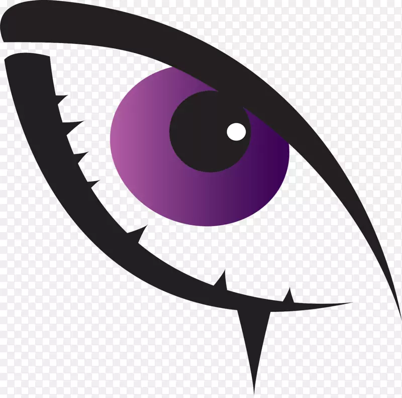 眼睛紫剪贴画-眼睛