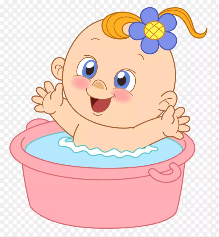 婴儿洗澡浴缸夹艺术-婴儿