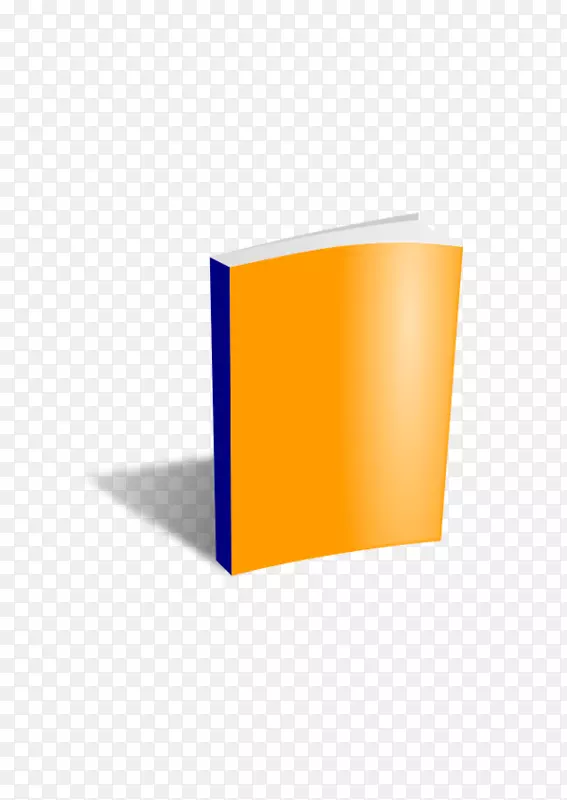 图书剪贴画-图书剪贴画橙色