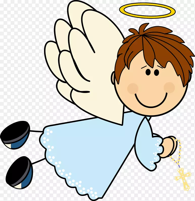 洗礼第一圣餐天使儿童剪贴画-天使