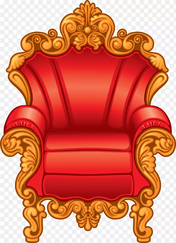 王座-免费剪贴画-扶手椅