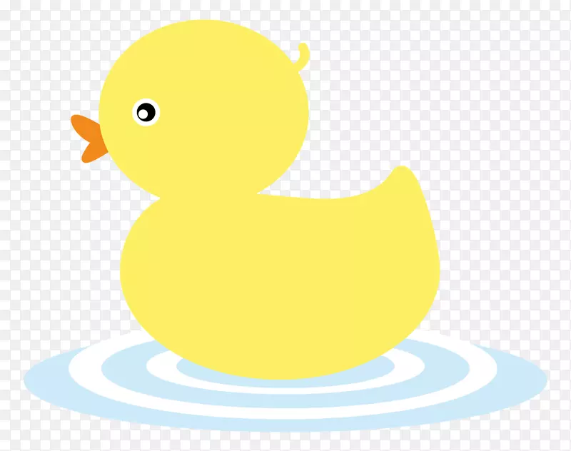 小鸭子-橡胶鸭夹艺术-浴缸