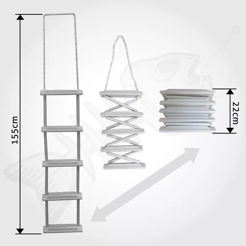 梯子钢丝绳船楼梯