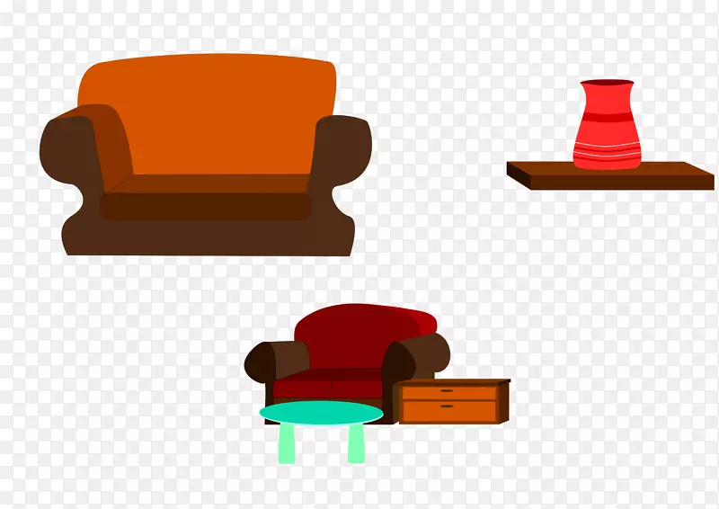 桌椅剪贴画沙发