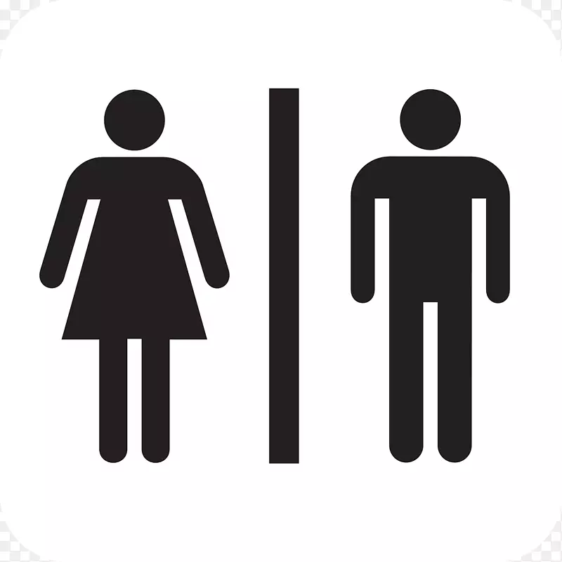 浴室女性性别标志公厕-厕所