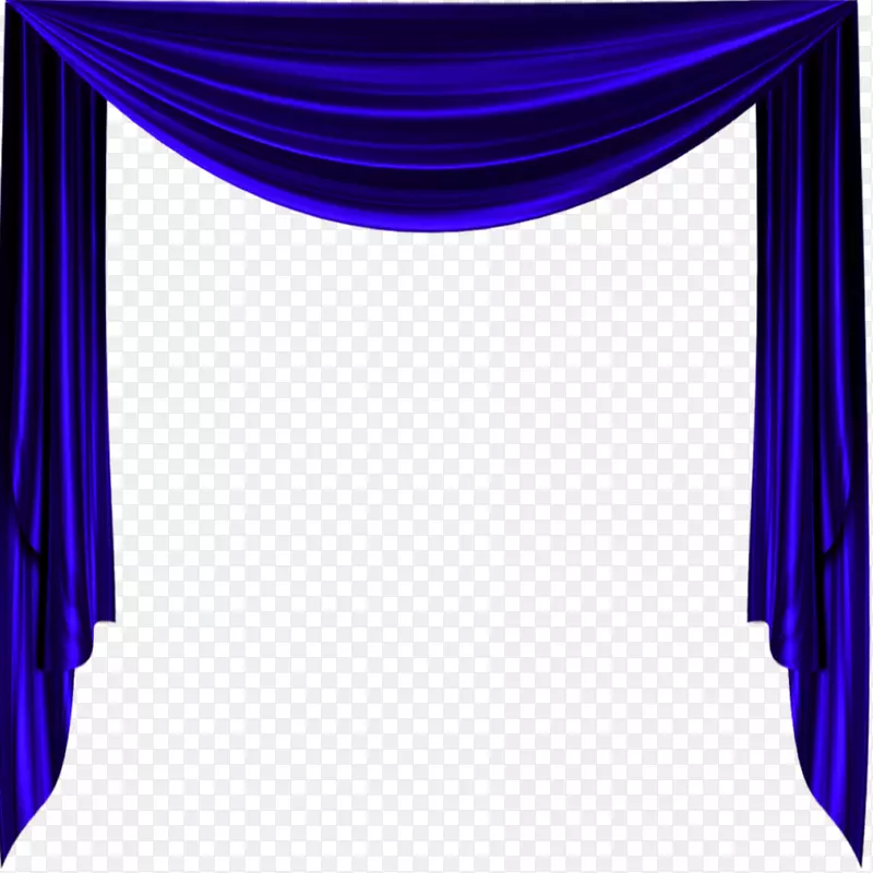 剧场窗帘和舞台窗帘钴蓝紫色窗帘