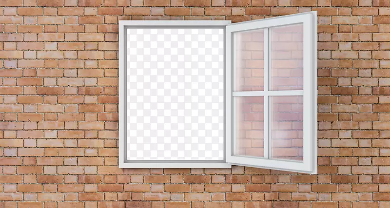 窗墙玻璃砖建筑.窗户
