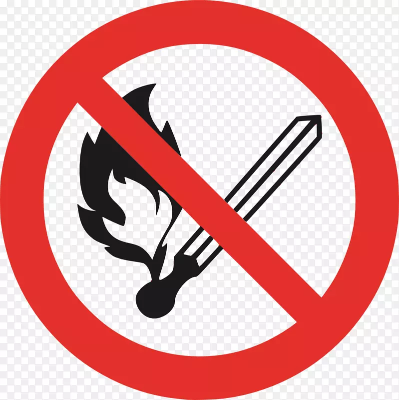 签署火焰标志禁烟-禁止吸烟