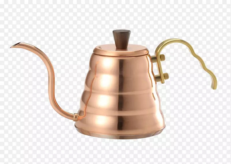 煮好的咖啡壶铜水壶