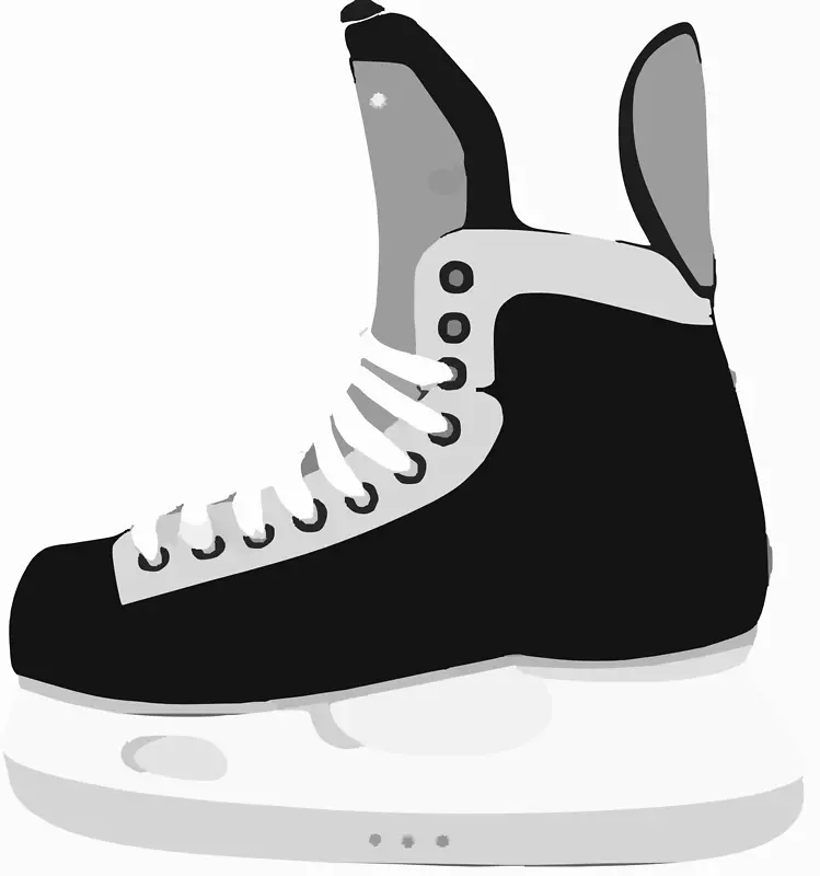 冰上曲棍球冰上溜冰剪贴画冰上溜冰鞋